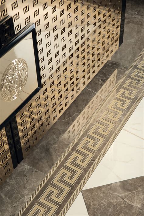 pavimento versace placcato oro|gianni versace floor tiles.